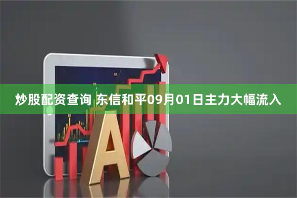炒股配资查询 东信和平09月01日主力大幅流入