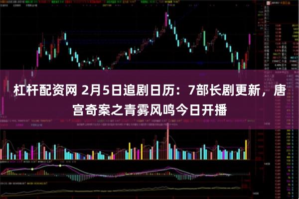 杠杆配资网 2月5日追剧日历：7部长剧更新，唐宫奇案之青雾风鸣今日开播