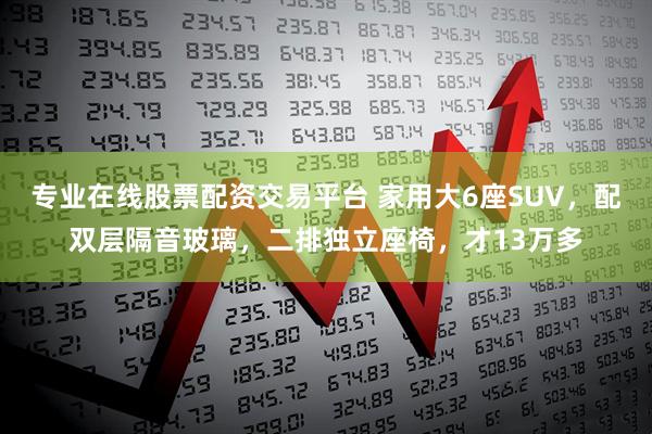 专业在线股票配资交易平台 家用大6座SUV，配双层隔音玻璃，二排独立座椅，才13万多